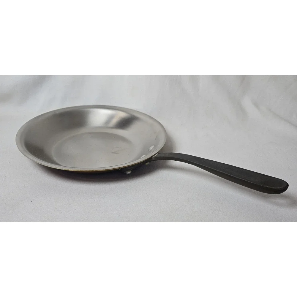 Coppercraft Guild Copper Skillet/Pan 10.5 x‎ 1.5 Cast Iron Handle Vintage
